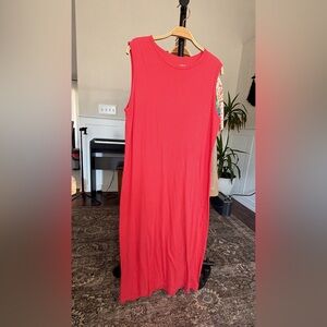 Universal Threads Dark Hot Pink Womens Sz Medium Midi Dress